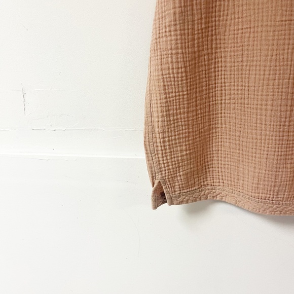 Faherty Dream Cotton Gauze T-Shirt 100% Organic Cotton Tops Oversized Boxy Fit - Picture 3 of 8